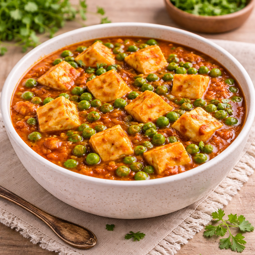 Matar Paneer (मटर पनीर)